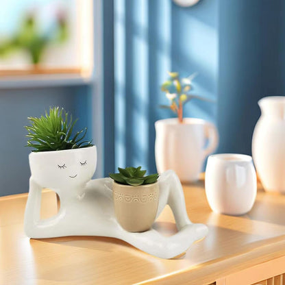 Delyrot Happy Pot™ – Double Succulent Planter